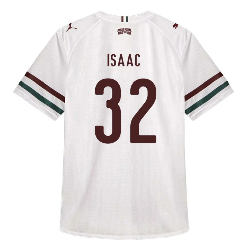 Danxen Kinderen Isaac #32 Wit Groen Bordeaux Rood Uitshirt Uittenue 2026/27 T-Shirt België