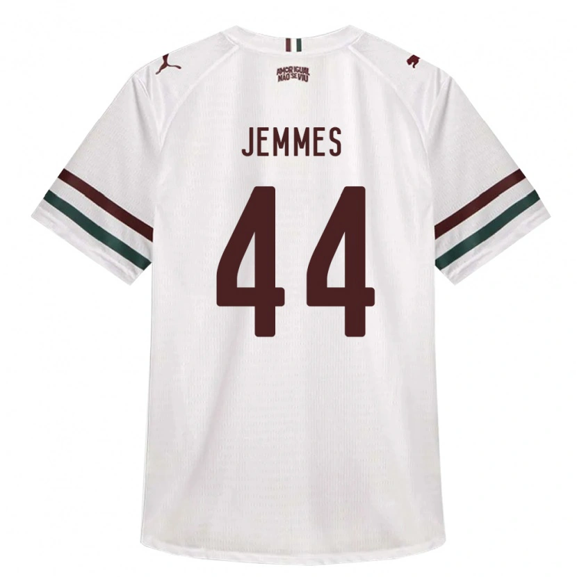 Danxen Kinderen Jemmes Bruno Ribeiro Da Silva #44 Wit Groen Bordeaux Rood Uitshirt Uittenue 2026/27 T-Shirt België