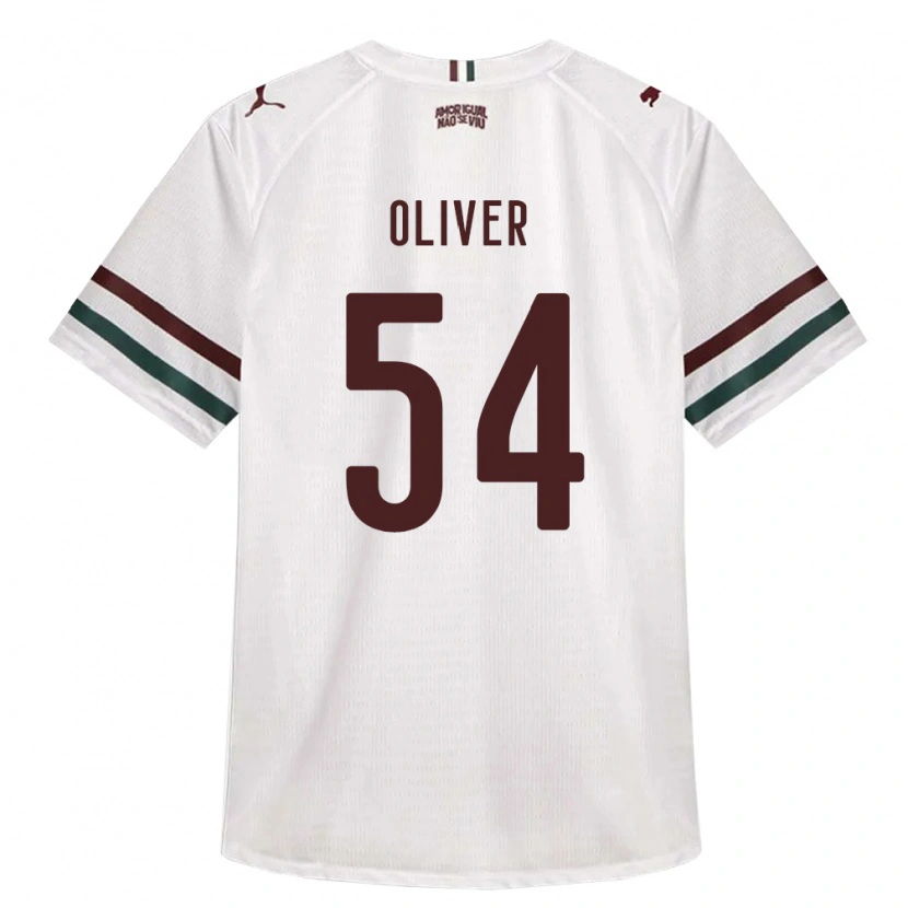 Danxen Kinderen Oliver Martins #54 Wit Groen Bordeaux Rood Uitshirt Uittenue 2026/27 T-Shirt België