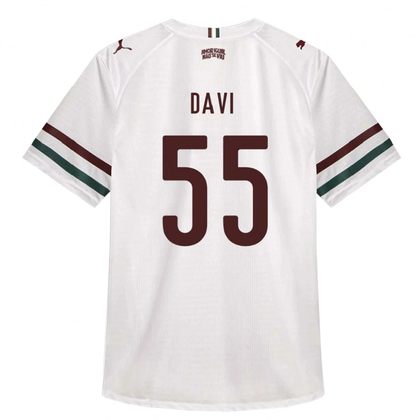 Danxen Kinderen Wallace Davi #55 Wit Groen Bordeaux Rood Uitshirt Uittenue 2026/27 T-Shirt België