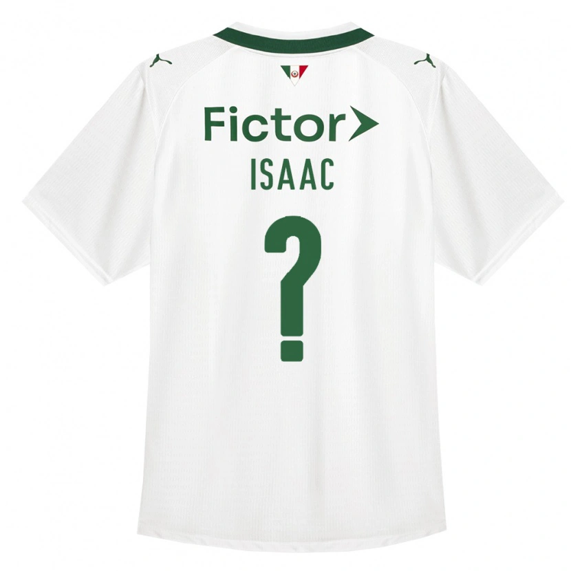 Danxen Kinderen Isaac Farias Dos Santos #0 Groen Wit Uitshirt Uittenue 2026/27 T-Shirt België