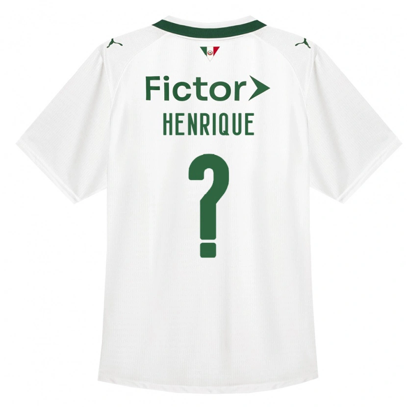 Danxen Kinderen Pedro Henrique #0 Groen Wit Uitshirt Uittenue 2026/27 T-Shirt België