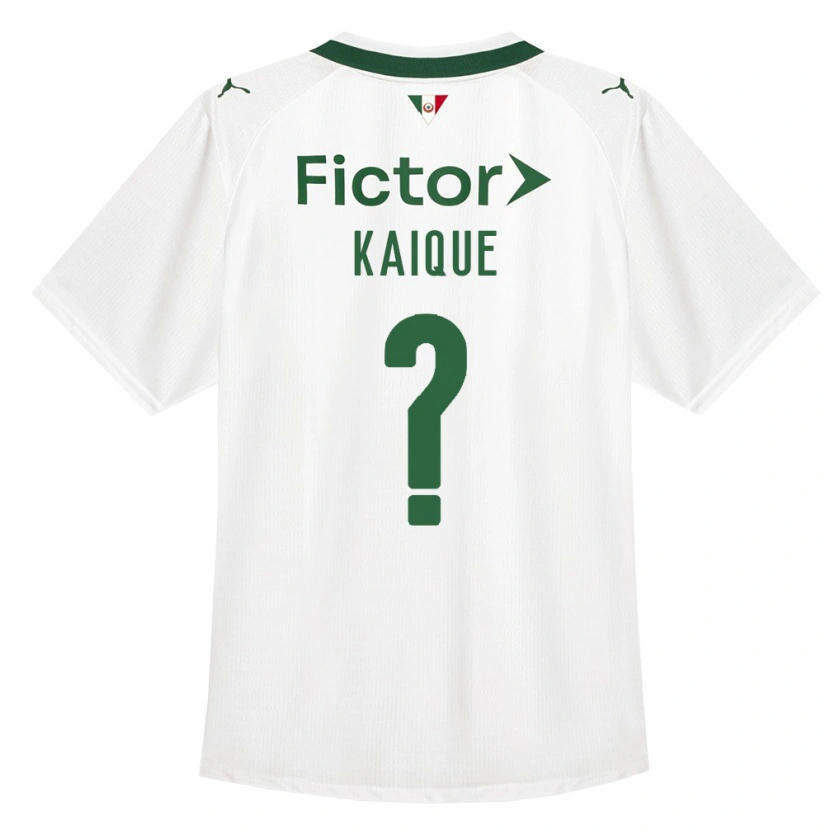 Danxen Kinderen Kaique Gabriel Da Conceição #0 Groen Wit Uitshirt Uittenue 2026/27 T-Shirt België