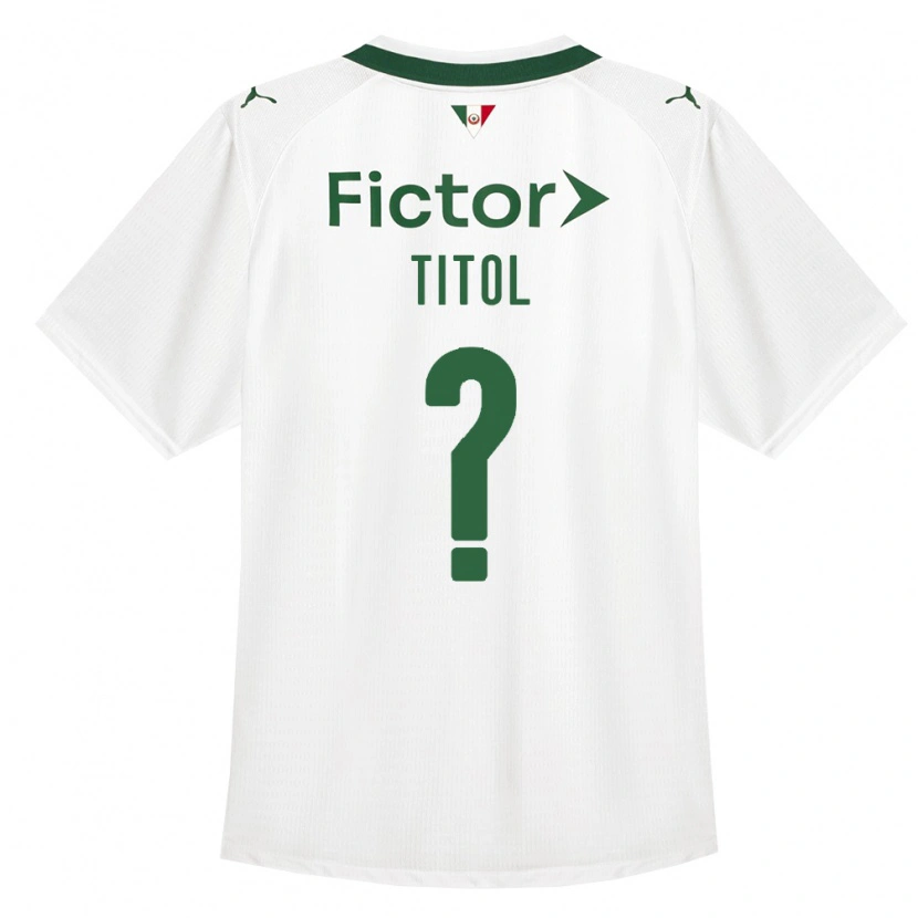 Danxen Kinderen Lucas Titol #0 Groen Wit Uitshirt Uittenue 2026/27 T-Shirt België