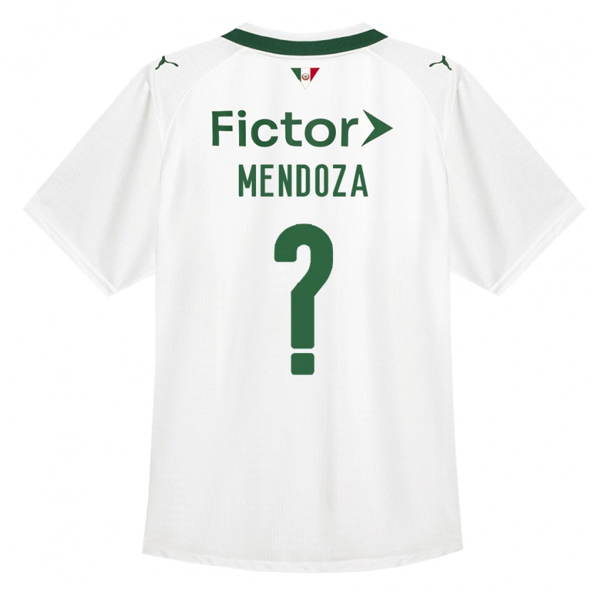 Danxen Kinderen Beymar Mendoza #0 Groen Wit Uitshirt Uittenue 2026/27 T-Shirt België