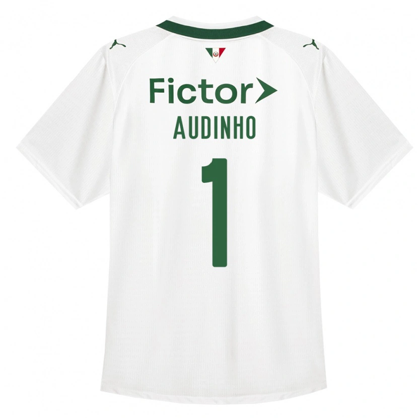 Danxen Kinderen Audo Ventilari Albuquerque Da Costa #1 Groen Wit Uitshirt Uittenue 2026/27 T-Shirt België