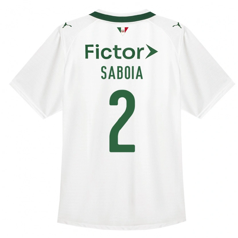 Danxen Kinderen Luis Saboia #2 Groen Wit Uitshirt Uittenue 2026/27 T-Shirt België