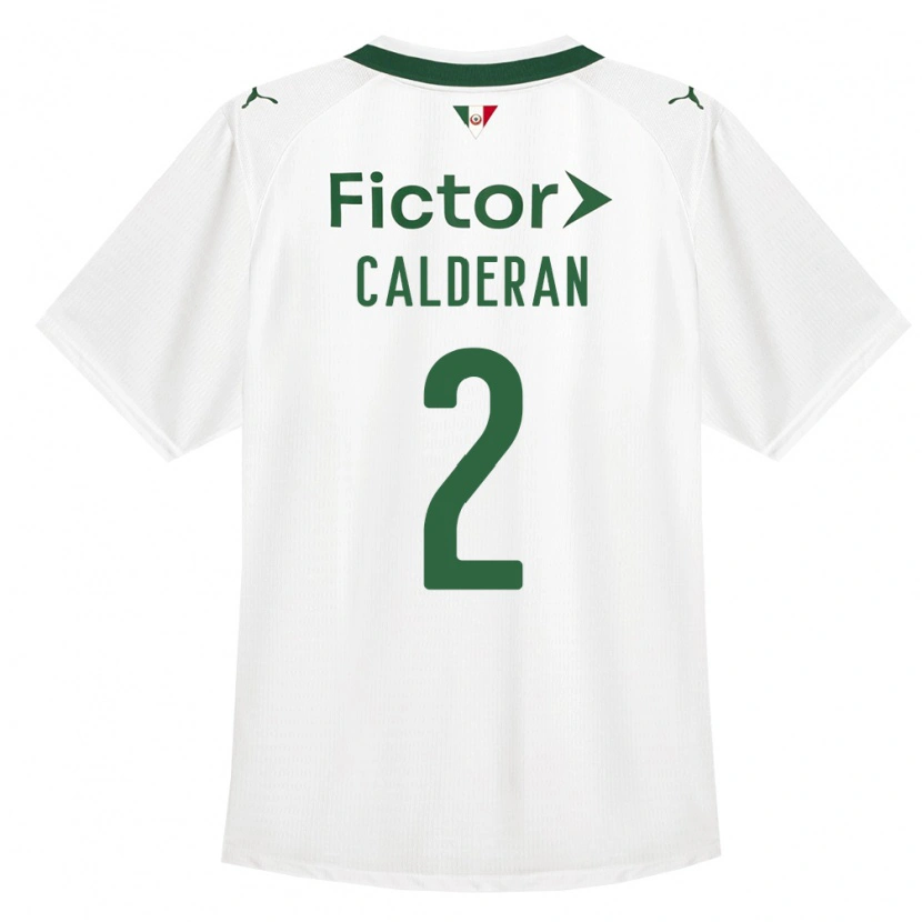 Danxen Kinderen Bruna Calderan #2 Groen Wit Uitshirt Uittenue 2026/27 T-Shirt België