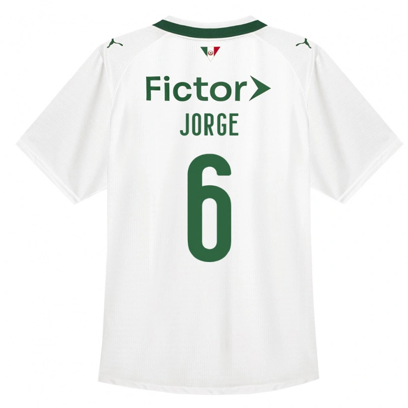 Danxen Kinderen Jorge #6 Groen Wit Uitshirt Uittenue 2026/27 T-Shirt België