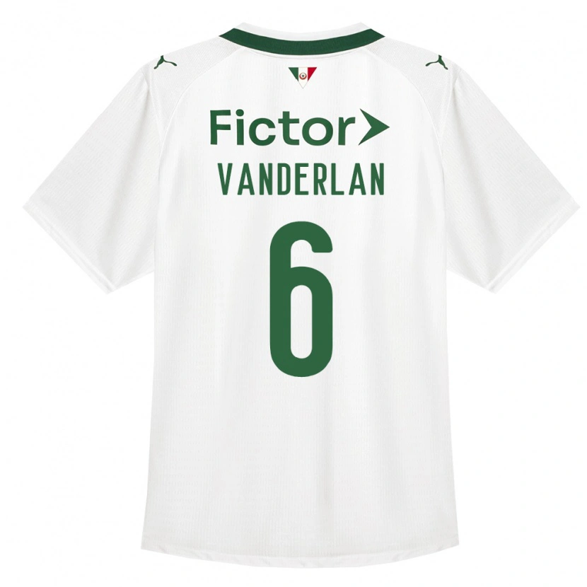 Danxen Kinderen Vanderlan #6 Groen Wit Uitshirt Uittenue 2026/27 T-Shirt België