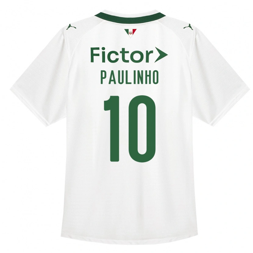 Danxen Kinderen Paulinho #10 Groen Wit Uitshirt Uittenue 2026/27 T-Shirt België
