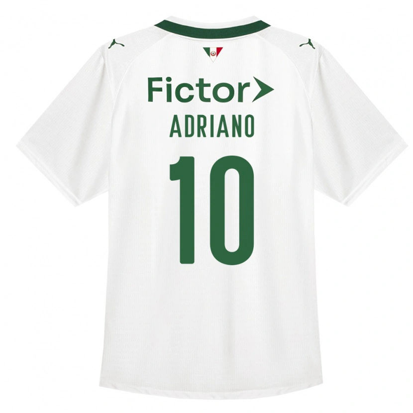 Danxen Kinderen Luiz Adriano #10 Groen Wit Uitshirt Uittenue 2026/27 T-Shirt België