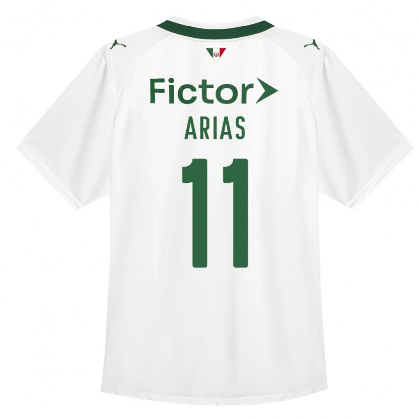 Danxen Kinderen Jhon Arias #11 Groen Wit Uitshirt Uittenue 2026/27 T-Shirt België