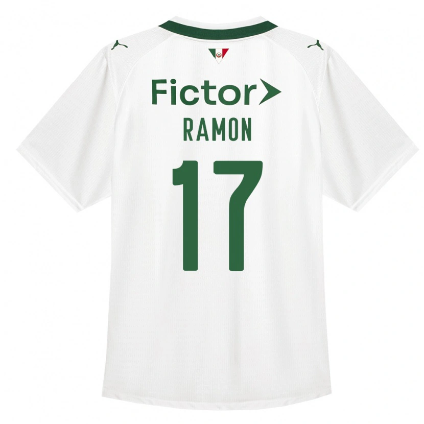 Danxen Kinderen Ramon Riquelme #17 Groen Wit Uitshirt Uittenue 2026/27 T-Shirt België