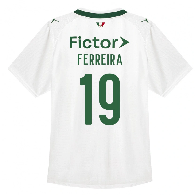 Danxen Kinderen Letícia Ferreira #19 Groen Wit Uitshirt Uittenue 2026/27 T-Shirt België