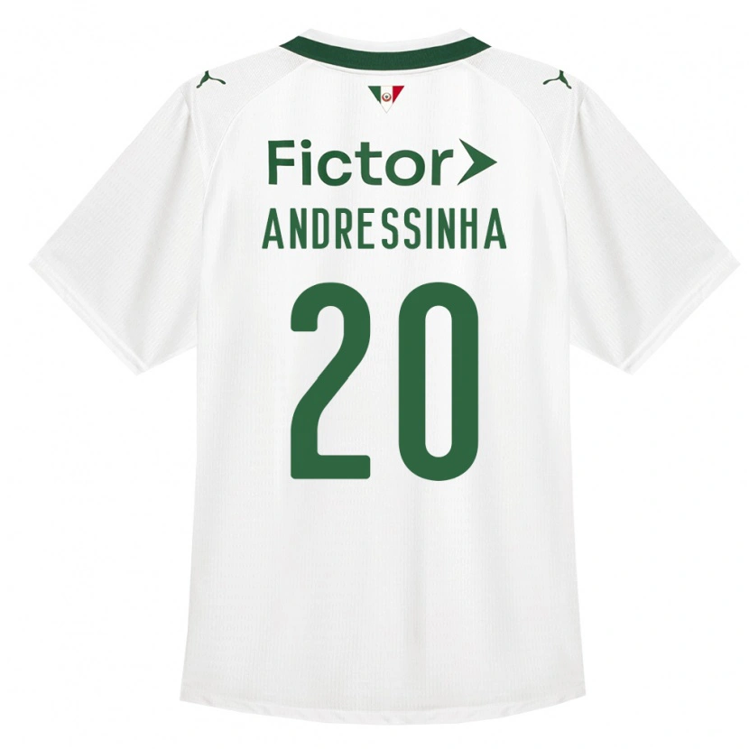 Danxen Kinderen Andressinha #20 Groen Wit Uitshirt Uittenue 2026/27 T-Shirt België