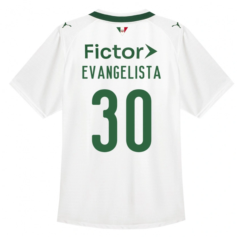 Danxen Kinderen Lucas Evangelista #30 Groen Wit Uitshirt Uittenue 2026/27 T-Shirt België