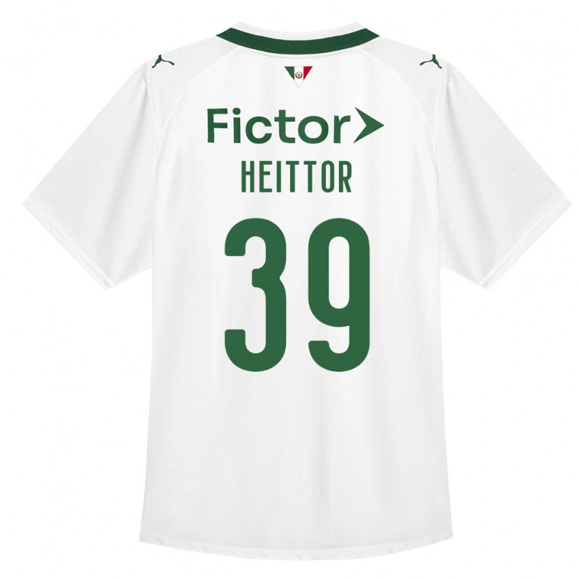 Danxen Kinderen Heittor Vinicius Da Silva Nunes #39 Groen Wit Uitshirt Uittenue 2026/27 T-Shirt België