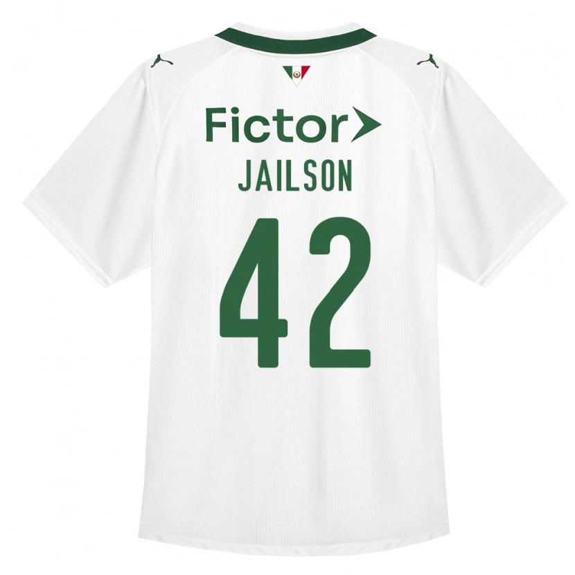Danxen Kinderen Jailson #42 Groen Wit Uitshirt Uittenue 2026/27 T-Shirt België