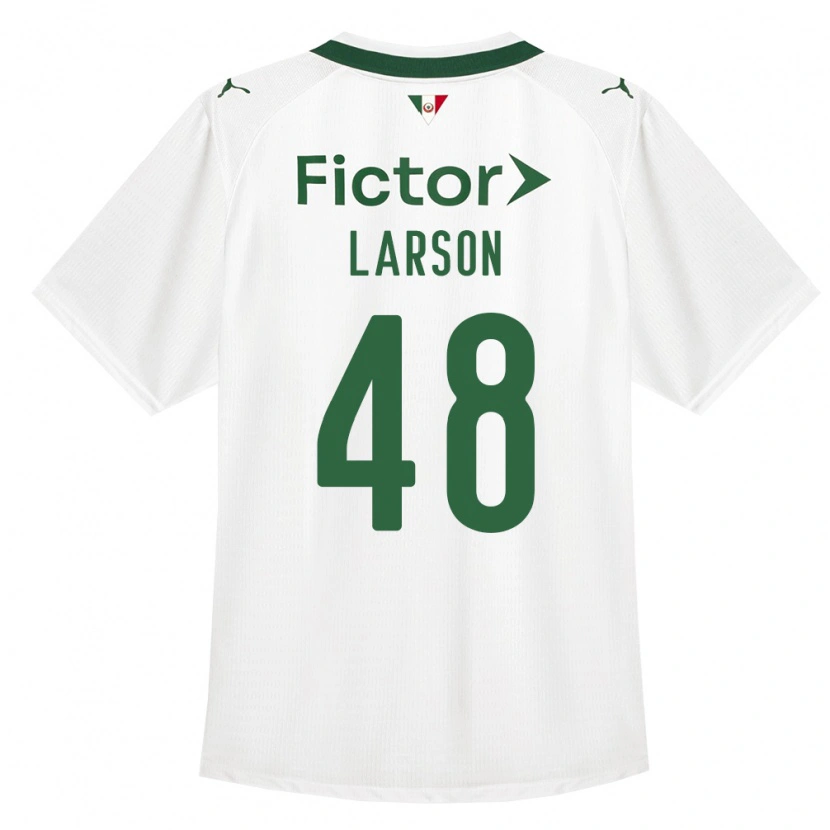 Danxen Kinderen Larson Torna Ferreira Dos Santos #48 Groen Wit Uitshirt Uittenue 2026/27 T-Shirt België