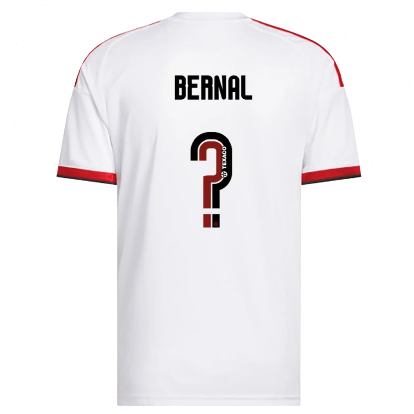 Danxen Kinderen Scarlett Bernal #0 Wit Rood Zwart Uitshirt Uittenue 2026/27 T-Shirt België