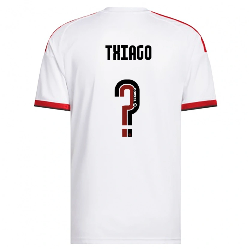 Danxen Kinderen Victor Thiago #0 Wit Rood Zwart Uitshirt Uittenue 2026/27 T-Shirt België