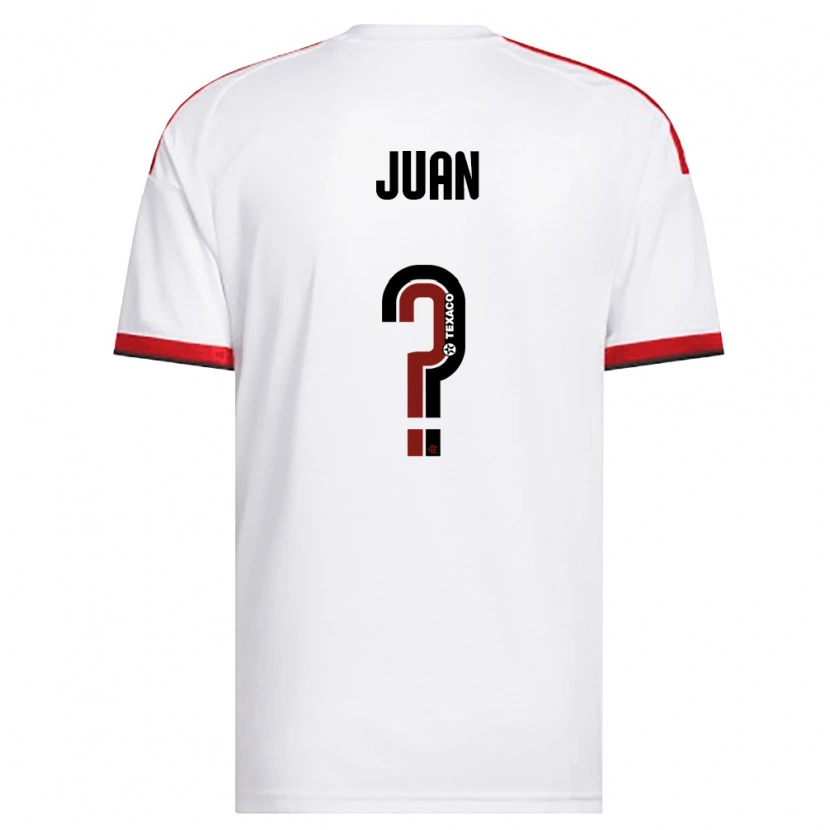 Danxen Kinderen Wesley Juan #0 Wit Rood Zwart Uitshirt Uittenue 2026/27 T-Shirt België