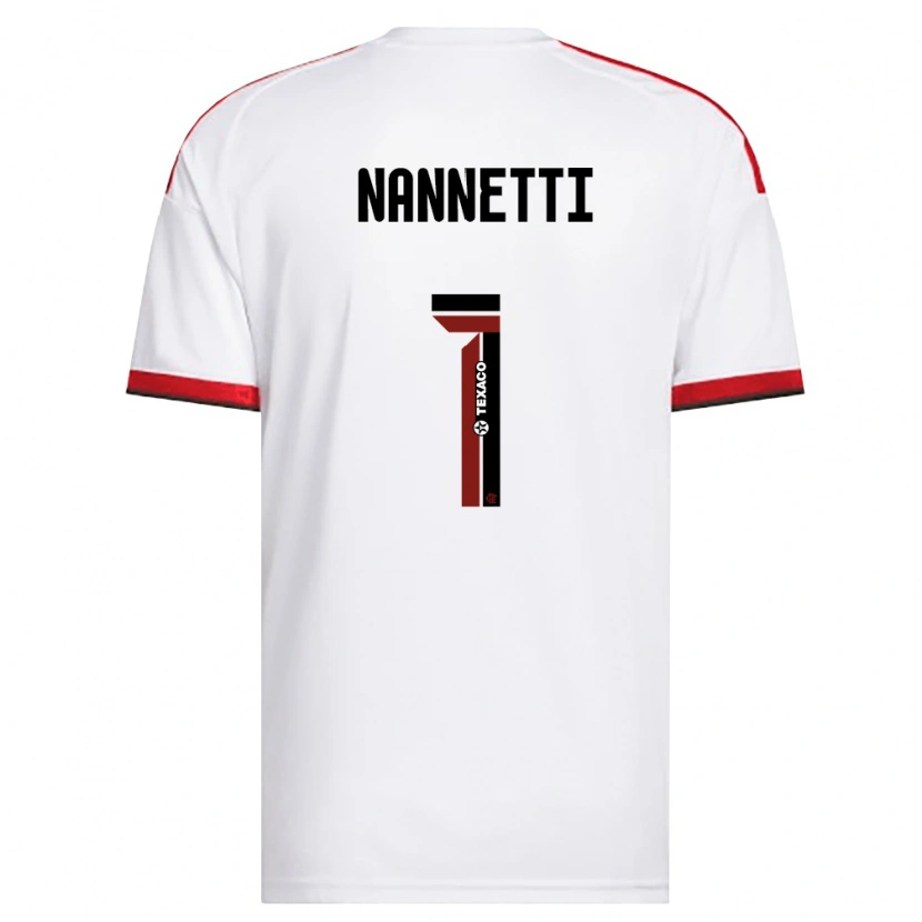 Danxen Kinderen Léo Nannetti #1 Wit Rood Zwart Uitshirt Uittenue 2026/27 T-Shirt België