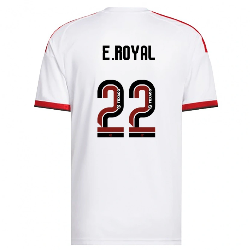 Danxen Kinderen Emerson Royal #22 Wit Rood Zwart Uitshirt Uittenue 2026/27 T-Shirt België