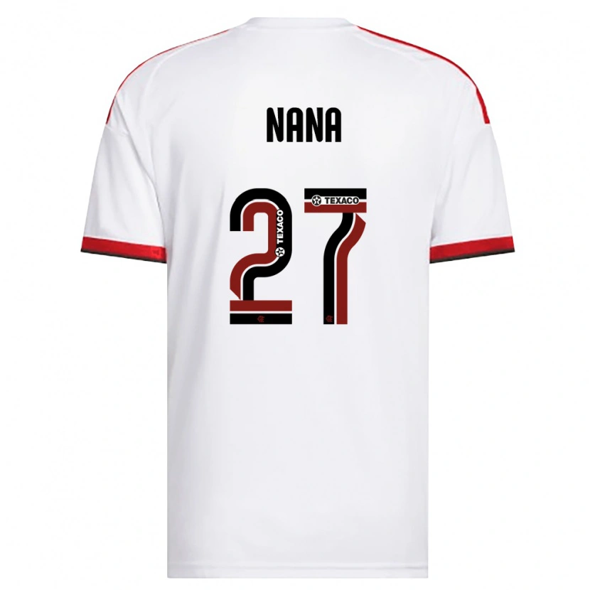 Danxen Kinderen Nana #27 Wit Rood Zwart Uitshirt Uittenue 2026/27 T-Shirt België