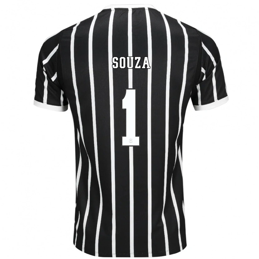 Danxen Kinderen Hugo Souza #1 Zwart Wit Rood Uitshirt Uittenue 2026/27 T-Shirt België