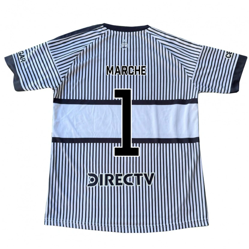 Danxen Kinderen Agustín Marchesín #1 Wit Zwart Geel Uitshirt Uittenue 2026/27 T-Shirt België