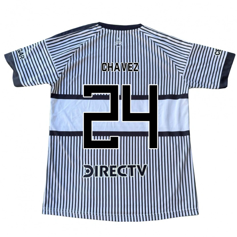 Danxen Kinderen Gabriela Chavez #24 Wit Zwart Geel Uitshirt Uittenue 2026/27 T-Shirt België