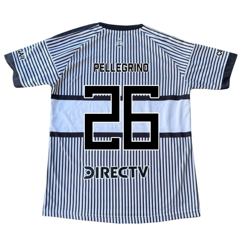 Danxen Kinderen Marco Pellegrino #26 Wit Zwart Geel Uitshirt Uittenue 2026/27 T-Shirt België