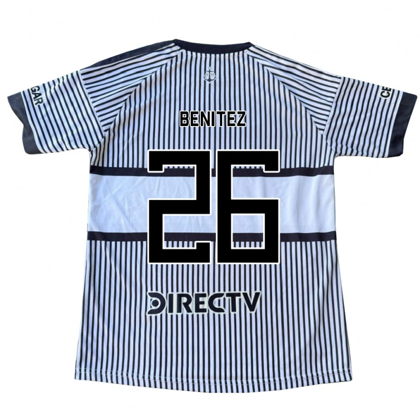 Danxen Kinderen Lorena Benitez #26 Wit Zwart Geel Uitshirt Uittenue 2026/27 T-Shirt België