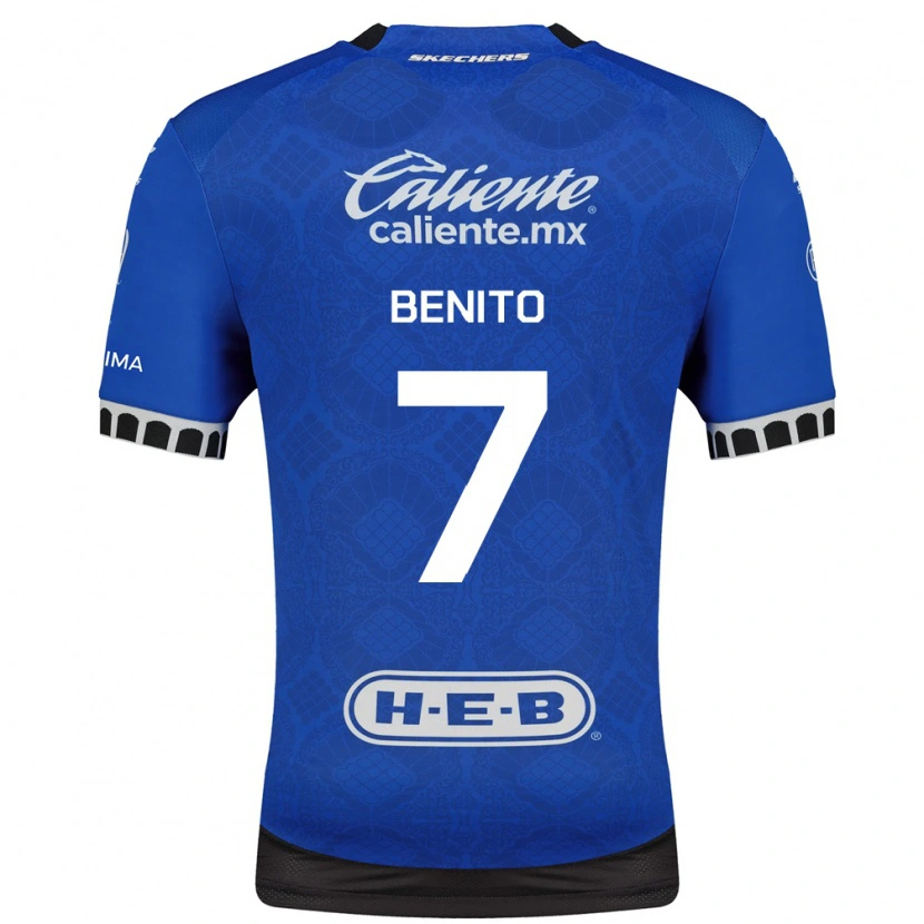 Danxen Kinderen Iker Benito #7 Koninklijk Blauw Wit Zwart Uitshirt Uittenue 2026/27 T-Shirt België