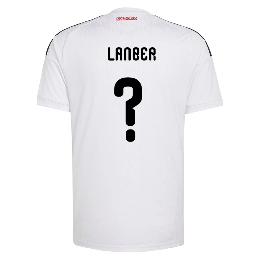 Danxen Heren Maximiliano Lanber #0 Wit Zwart Thuisshirt Thuistenue 2026/27 T-Shirt België
