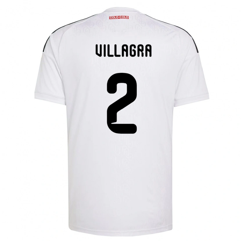 Danxen Heren Jonathan Villagra #2 Wit Zwart Thuisshirt Thuistenue 2026/27 T-Shirt België