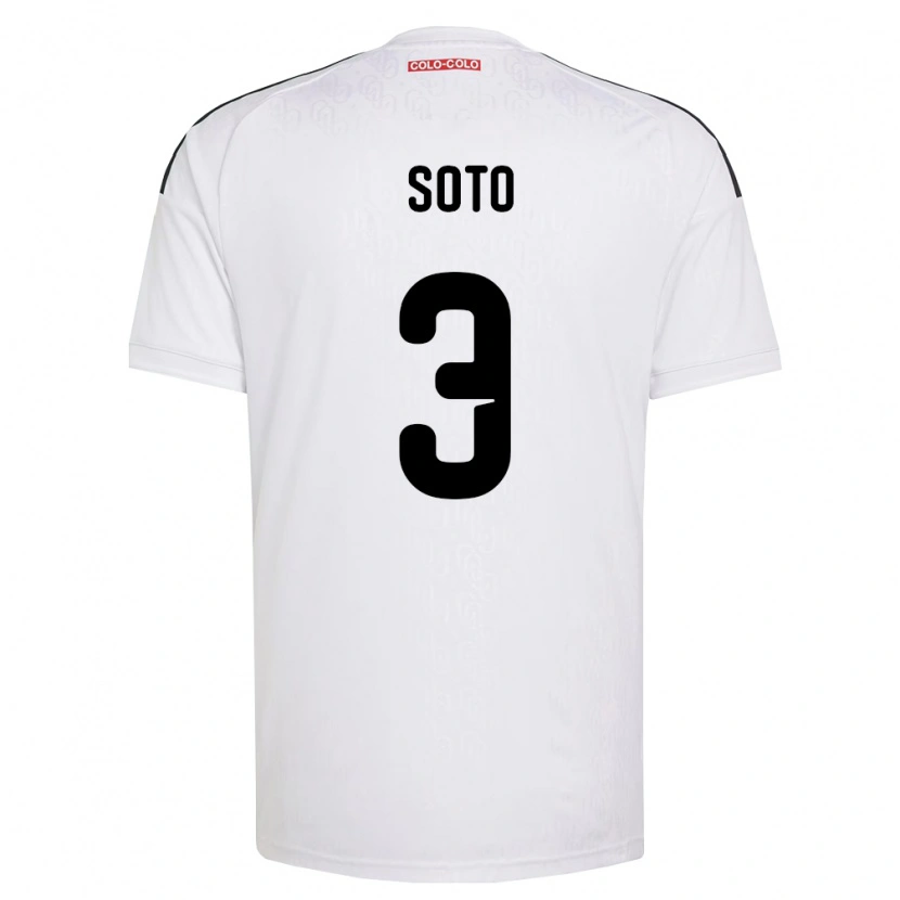 Danxen Heren Rocío Soto #3 Wit Zwart Thuisshirt Thuistenue 2026/27 T-Shirt België
