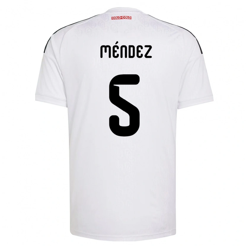 Danxen Heren Víctor Méndez #5 Wit Zwart Thuisshirt Thuistenue 2026/27 T-Shirt België