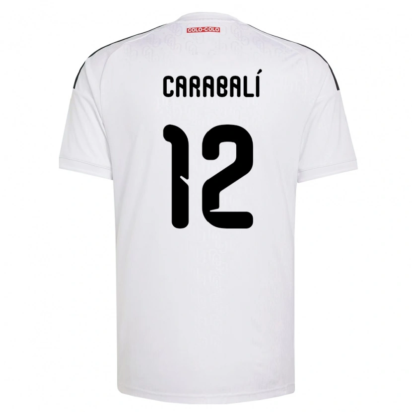 Danxen Heren Omar Carabalí #12 Wit Zwart Thuisshirt Thuistenue 2026/27 T-Shirt België