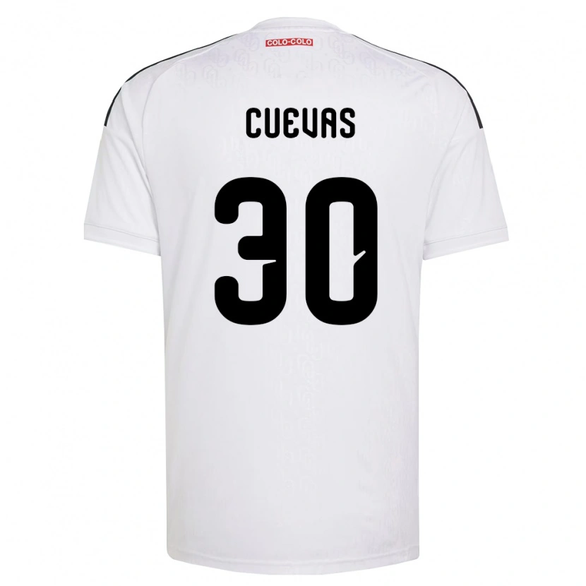Danxen Heren Yastin Cuevas #30 Wit Zwart Thuisshirt Thuistenue 2026/27 T-Shirt België