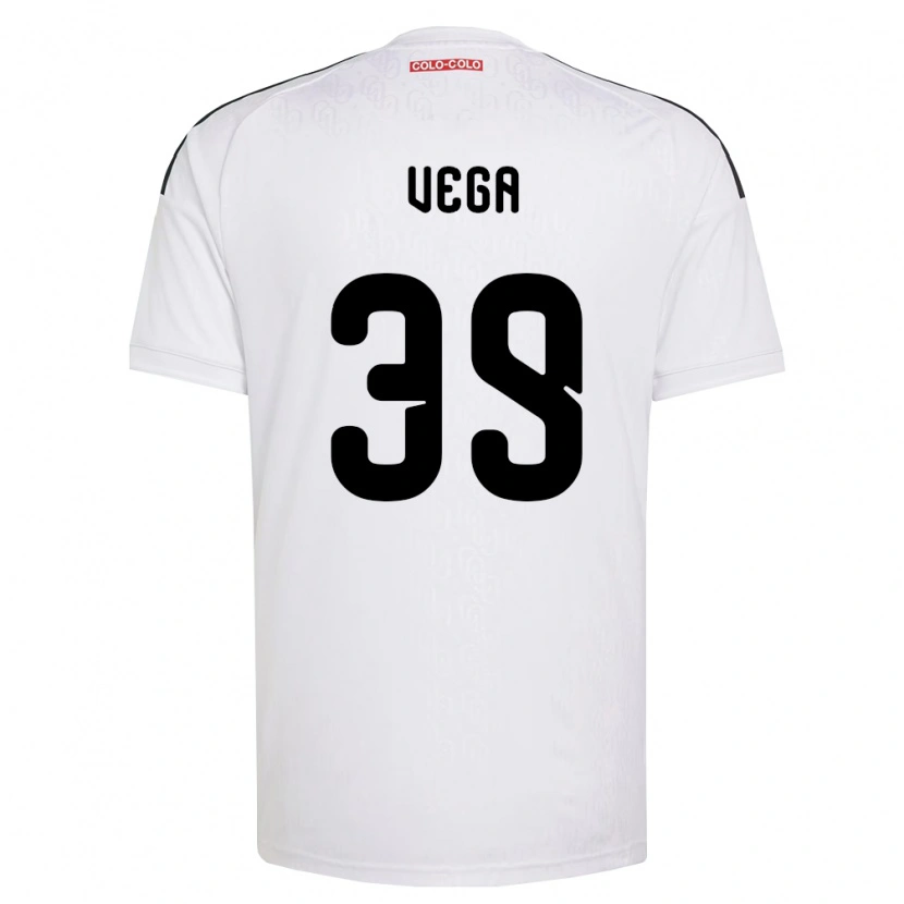 Danxen Heren Sebastián Vega #39 Wit Zwart Thuisshirt Thuistenue 2026/27 T-Shirt België