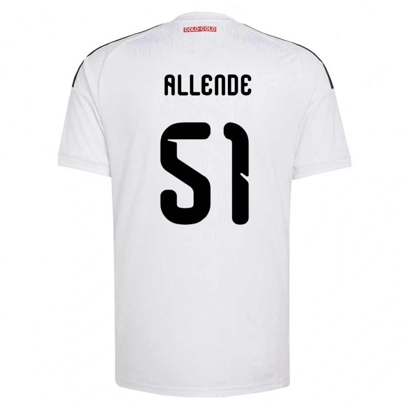 Danxen Heren Pierre Allende #51 Wit Zwart Thuisshirt Thuistenue 2026/27 T-Shirt België