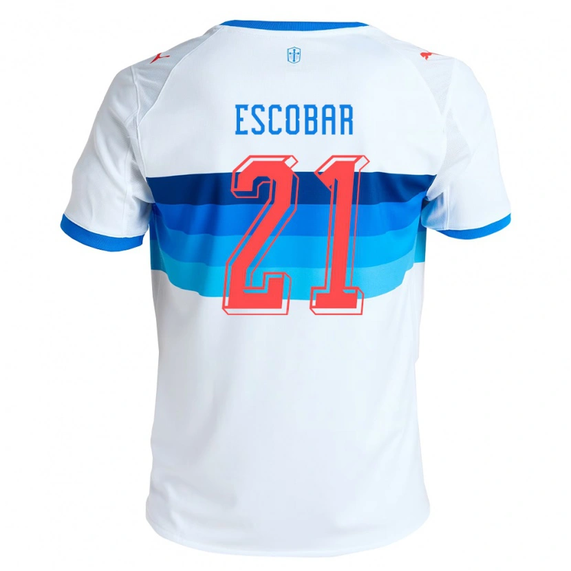 Danxen Heren Dylan Escobar #21 Wit Hemelsblauw Thuisshirt Thuistenue 2026/27 T-Shirt België