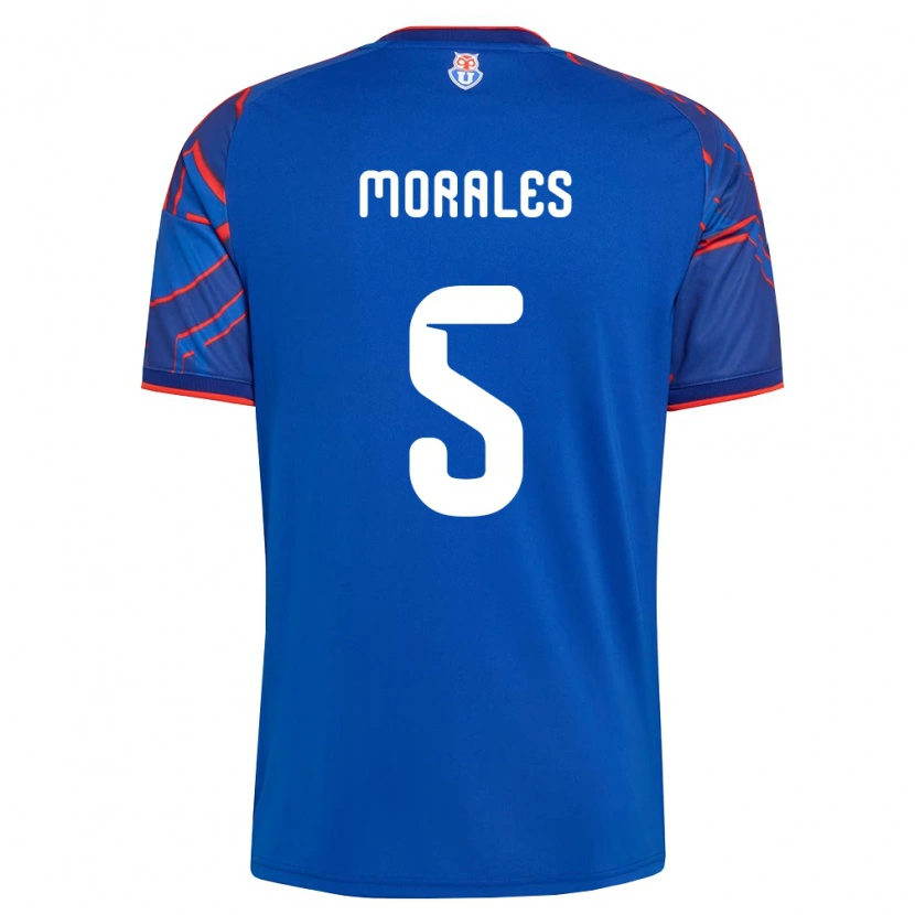 Danxen Heren Mariana Morales #5 Koninklijk Blauw Rood Thuisshirt Thuistenue 2026/27 T-Shirt België