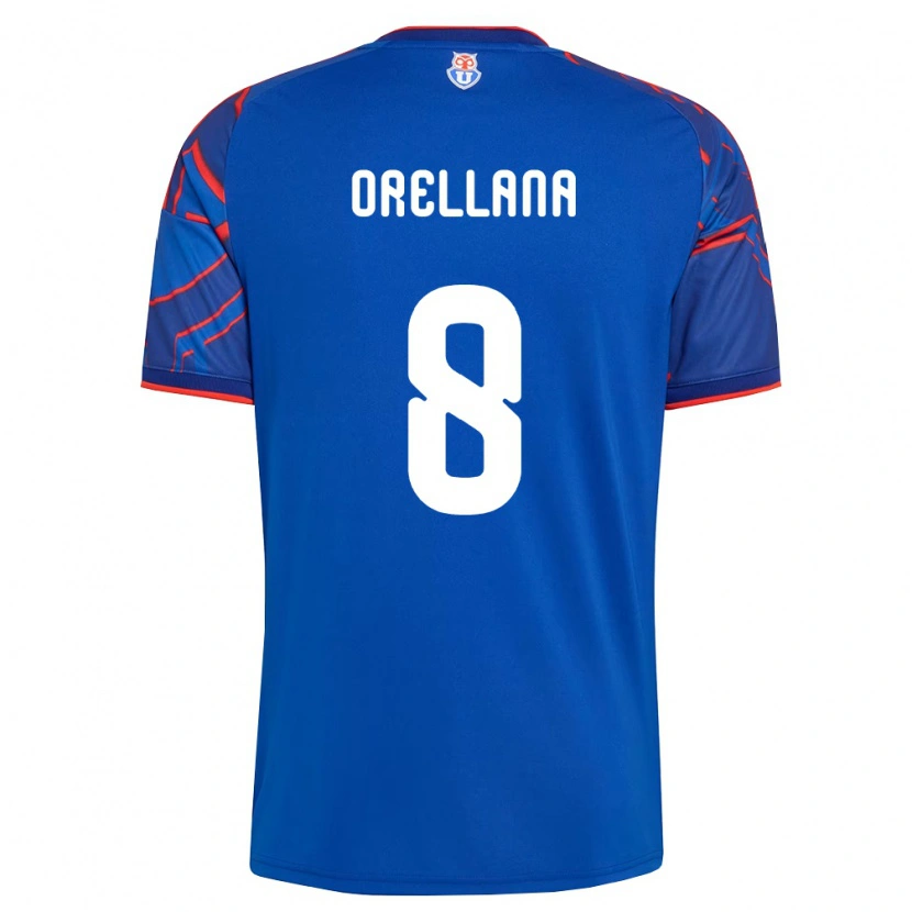 Danxen Heren Denisse Orellana #8 Koninklijk Blauw Rood Thuisshirt Thuistenue 2026/27 T-Shirt België