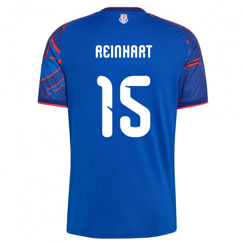 Danxen Heren Tobías Reinhart #15 Koninklijk Blauw Rood Thuisshirt Thuistenue 2026/27 T-Shirt België