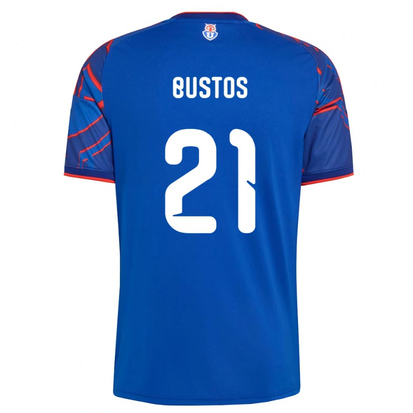 Danxen Heren Melissa Bustos #21 Koninklijk Blauw Rood Thuisshirt Thuistenue 2026/27 T-Shirt België