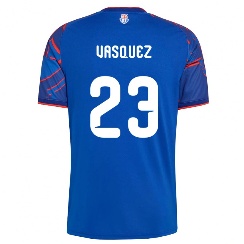 Danxen Heren Ignacio Vásquez #23 Koninklijk Blauw Rood Thuisshirt Thuistenue 2026/27 T-Shirt België